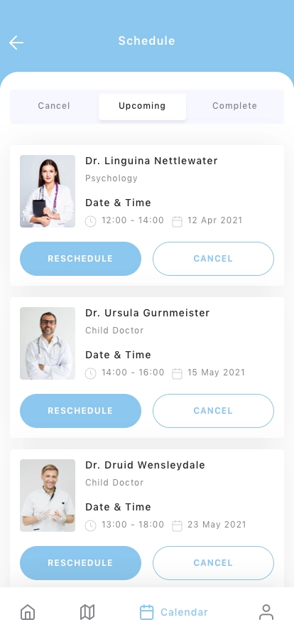 Doctor Finder Mobile App UI Kit - Screenshot 4