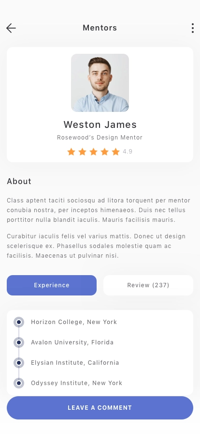 Education Mobile App UI Kit - Screenshot 5