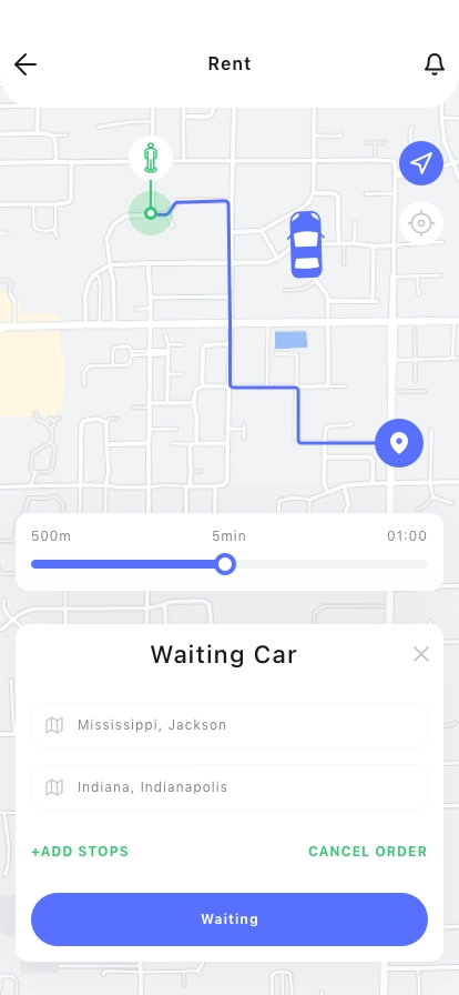 Ride Share Mobile App UI Kit - Screenshot 3