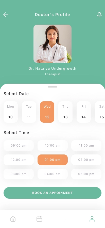 Physical Therapy Mobile App UI Kit - Screenshot 3