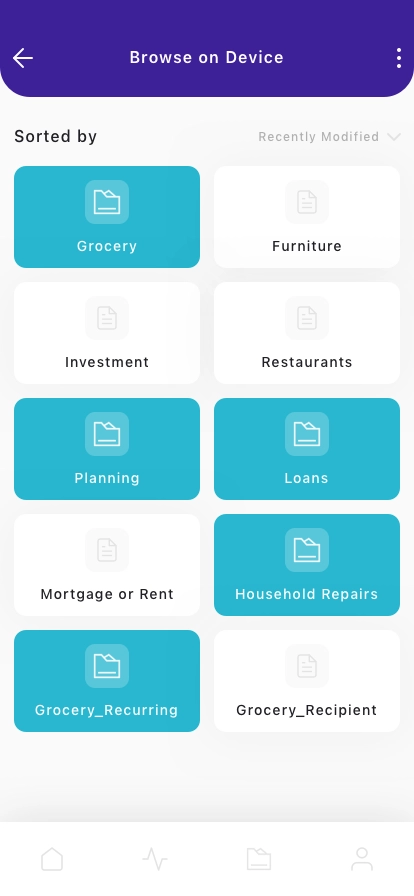Expense Management Mobile App UI Kit - Screenshot 2