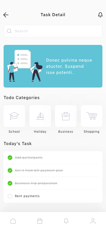 Task Management App UI Kit - Screenshot 3
