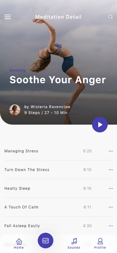 Meditation & ASMR App Ui Kit - Screenshot 20