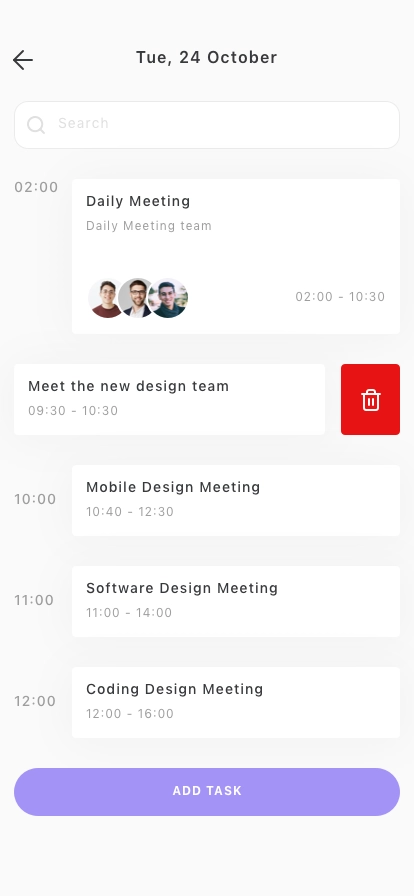 Task Management Mobile App UI Kit - Screenshot 4