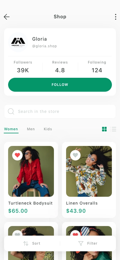 Shopping eCommerce Mobile App UI Kit - Screenshot 2