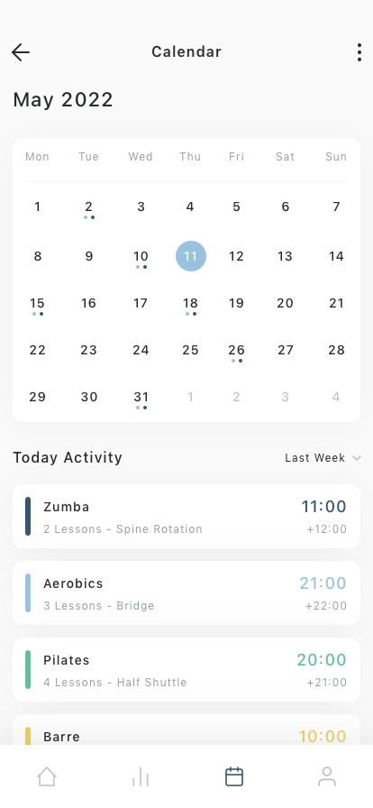 Fitness Tracking Mobile App UI Kit - Screenshot 4