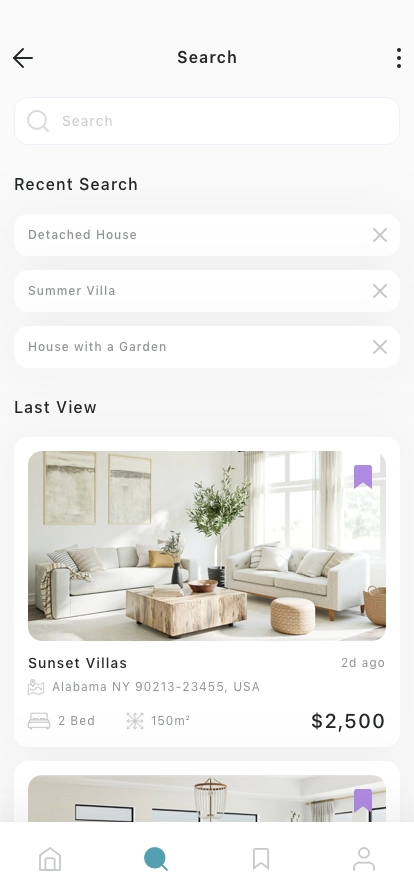 Property Rental Mobile App UI Kit - Screenshot 3