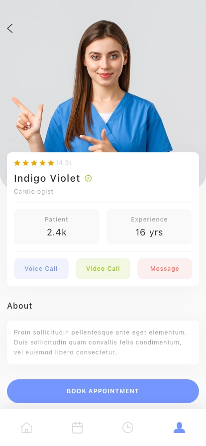 Medical Mobile App UI Kit - Screenshot 4