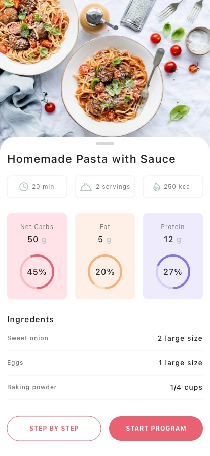 Food Recipes Mobile App UI Kit - Screenshot 2