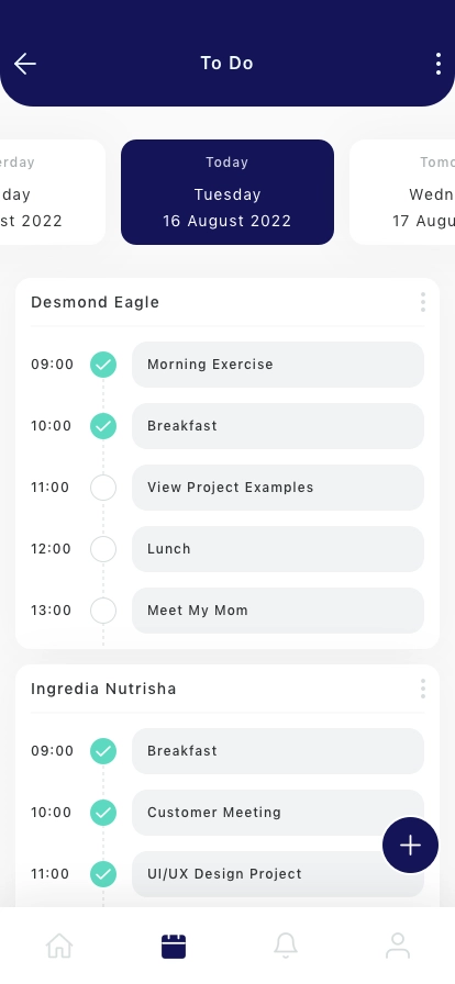 Daily Routine Planner Mobile App UI Kit - Screenshot 5