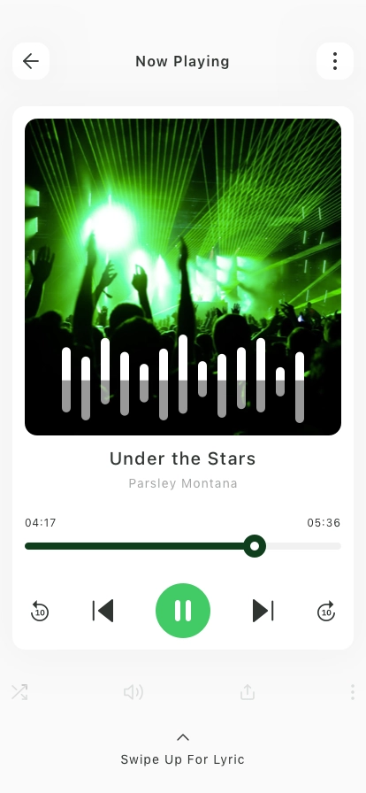 Music Player Mobile App UI Kit - Screenshot 4
