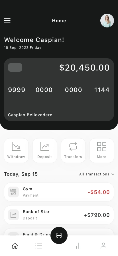 AI Fintech Mobile App UI Kit - Screenshot 1