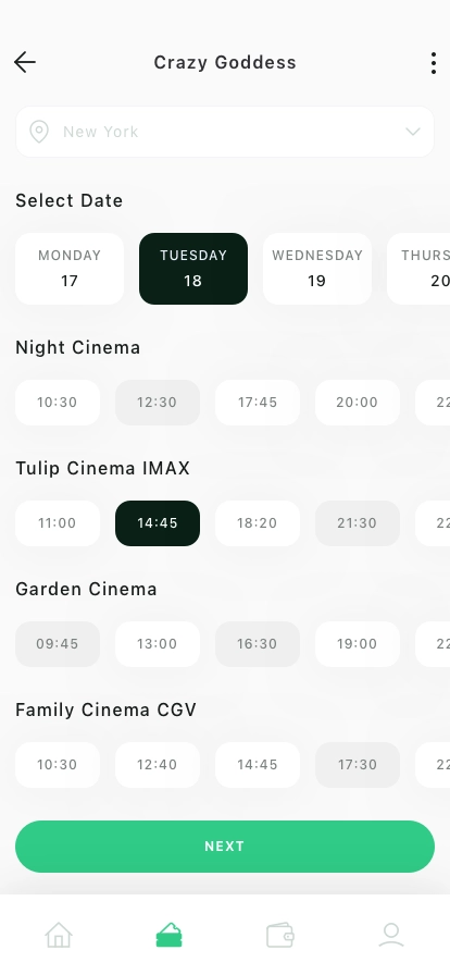 Movie Ticket Booking Mobile App UI Kit - Screenshot 2