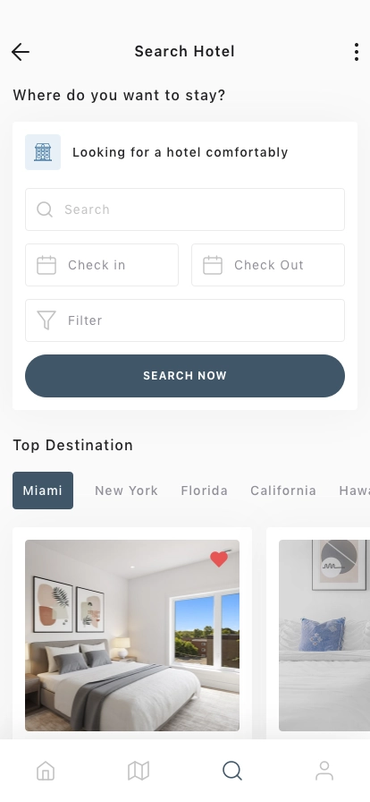 Hotel Reservation Mobile App UI Kit - Screenshot 2