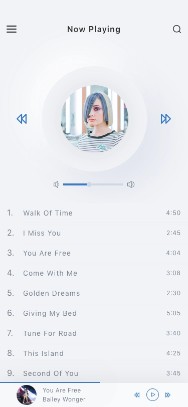 Music Player App UI Kit - Screenshot 3