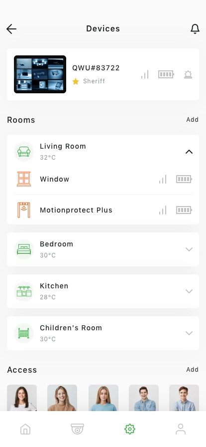 Home Security App UI Kit - Screenshot 3
