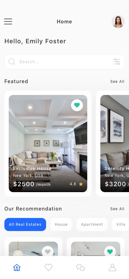 Real Estate Mobile App UI Kit - Screenshot 1