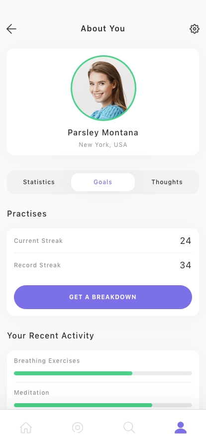 Yoga & Meditation Mobile App UI Kit - Screenshot 4