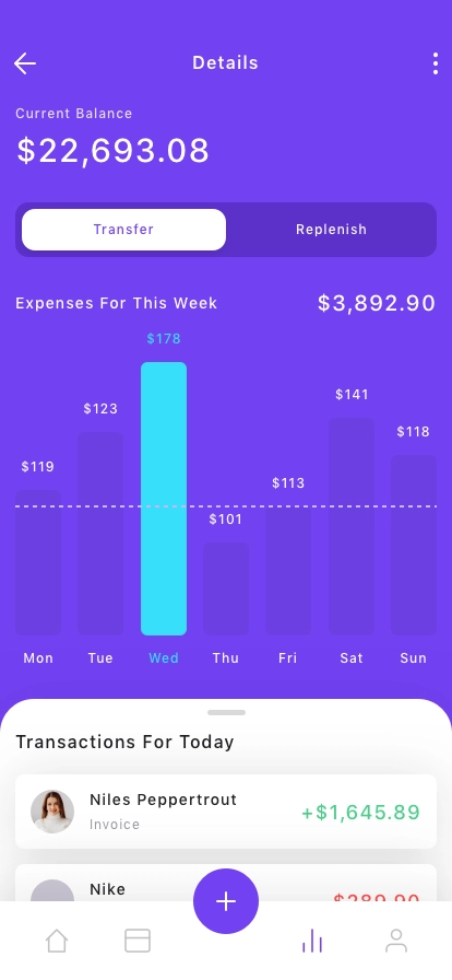 Financial Mobile App UI Kit - Screenshot 3