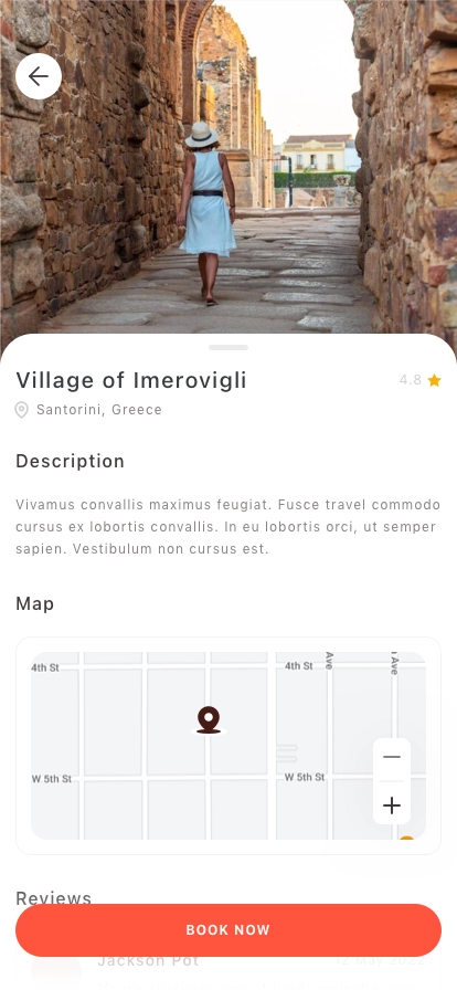 Trip & Travel Mobile App UI Kit - Screenshot 5