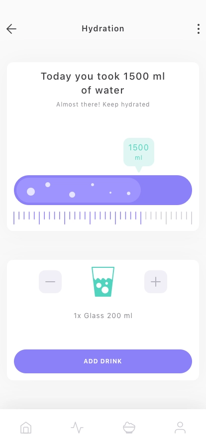 Health Fitness Mobile App UI Kit - Screenshot 2