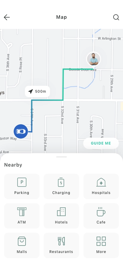 EV Car Connect Mobile App UI Kit - Screenshot 3