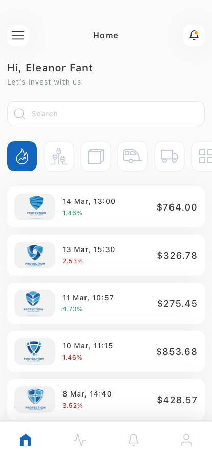 FX Trader Mobile App UI Kit - Screenshot 3