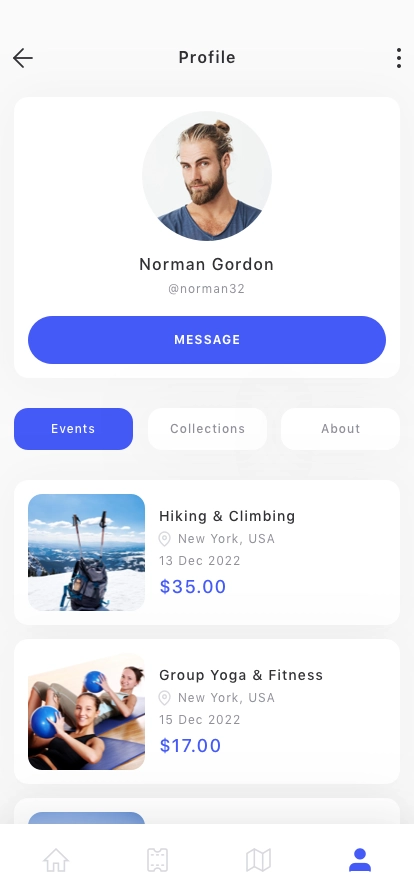 Event Finder Mobile App UI Kit - Screenshot 4