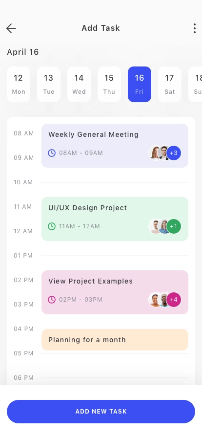 Task Planner Mobile App UI Kit - Screenshot 4