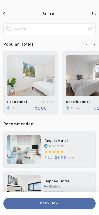 Vacation & Travel Mobile App UI Kit - Screenshot 4