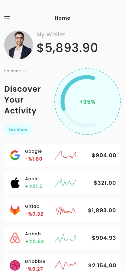 Forex Trading App UI Kit - Screenshot 5