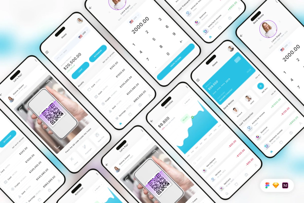 Payment & Wallet Mobile App UI Kit