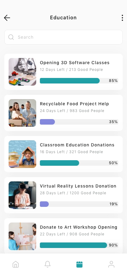 Donation App UI Kit - Screenshot 2