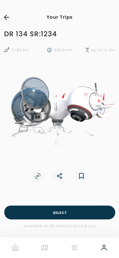 Air Taxi & Drone Mobile App UI Kit - Screenshot 5