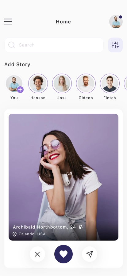 Social Media & Dating Mobile App UI Kit - Screenshot 3