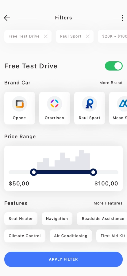 Car Marketplace Mobile App UI Kit - Screenshot 3