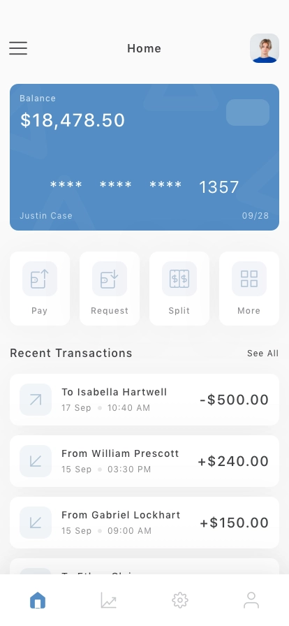 Finance Mobile App UI Kit - Screenshot 1