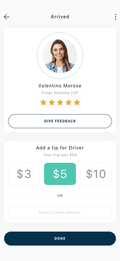 Metro & Bus Mobile App UI Kit - Screenshot 4