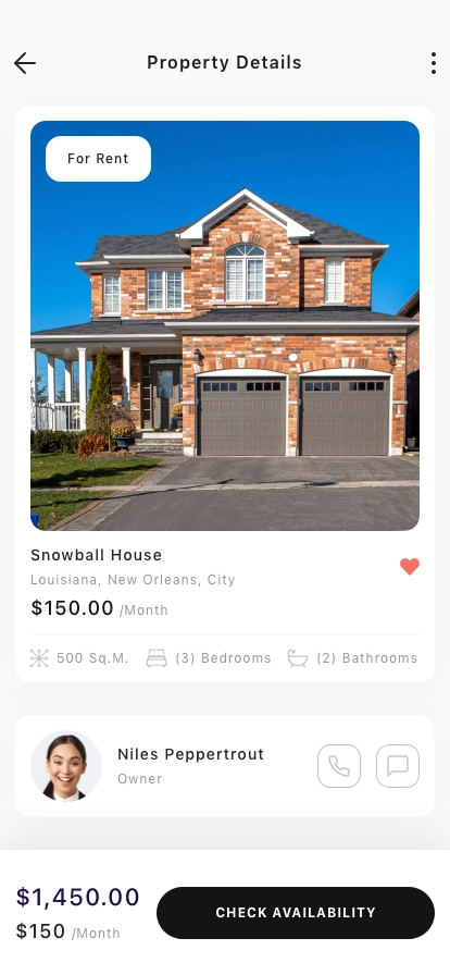 Real Estate Mobile App UI Kit - Screenshot 4