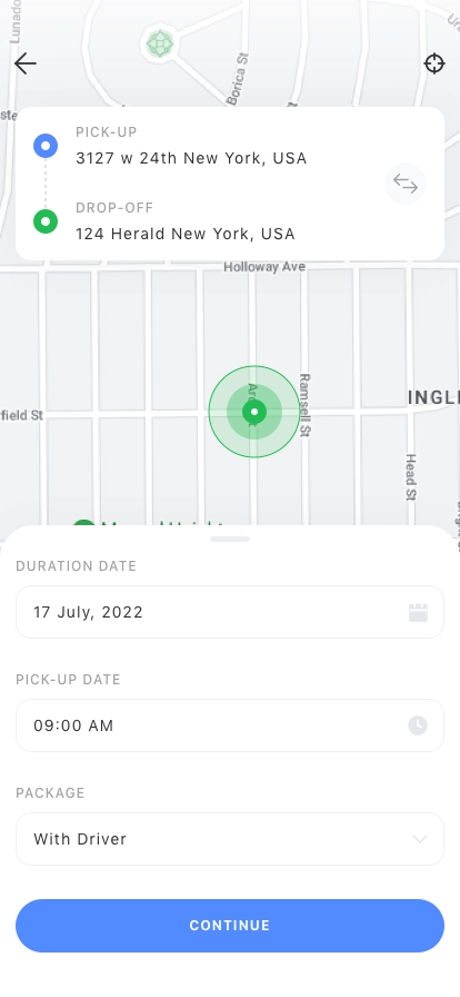 Rental Car Mobile App UI Kit - Screenshot 5