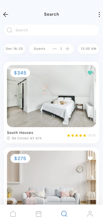 Hotel Booking Mobile App UI Kit - Screenshot 2