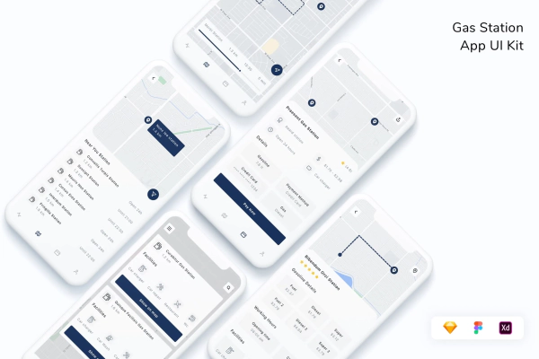 Gas Station App UI Kit