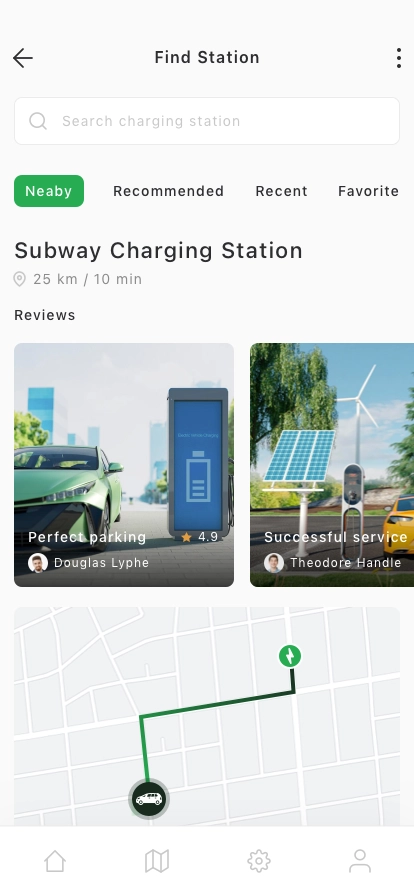 Car Charging Mobile App UI Kit - Screenshot 3