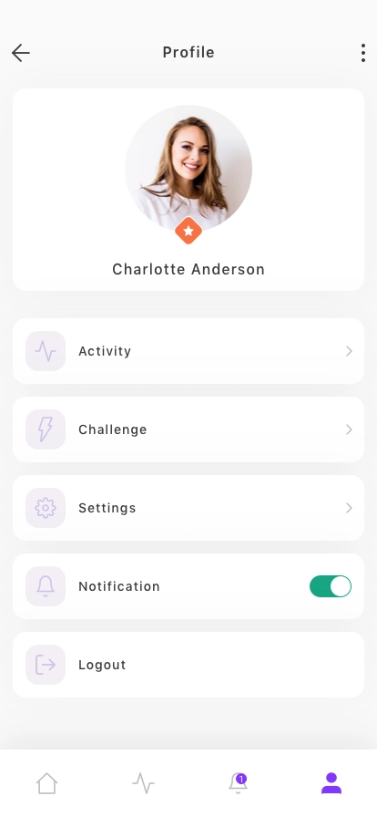 Activity Tracker Mobile App UI Kit - Screenshot 5