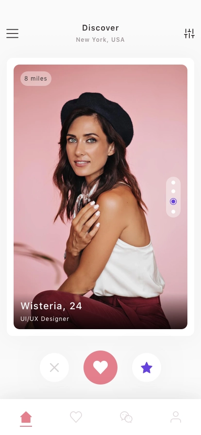 Dating Mobile App UI Kit - Screenshot 3