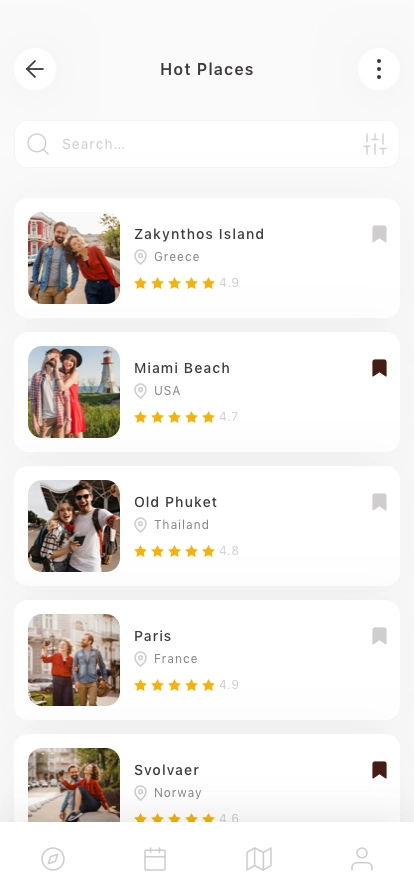 Trip & Travel Mobile App UI Kit - Screenshot 3