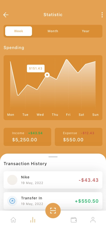 Payment & Wallet Mobile App UI Kit - Screenshot 5