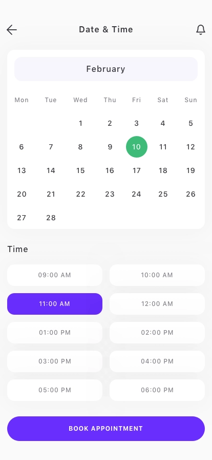 Gynecologist Mobile App UI Kit - Screenshot 3