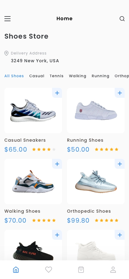 Shoes Store & E-Commerce App UI Kit - Screenshot 1