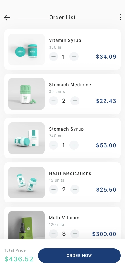 Medicine Delivery Mobile App UI Kit - Screenshot 2